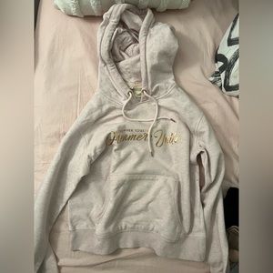 Pink graphic hoodie